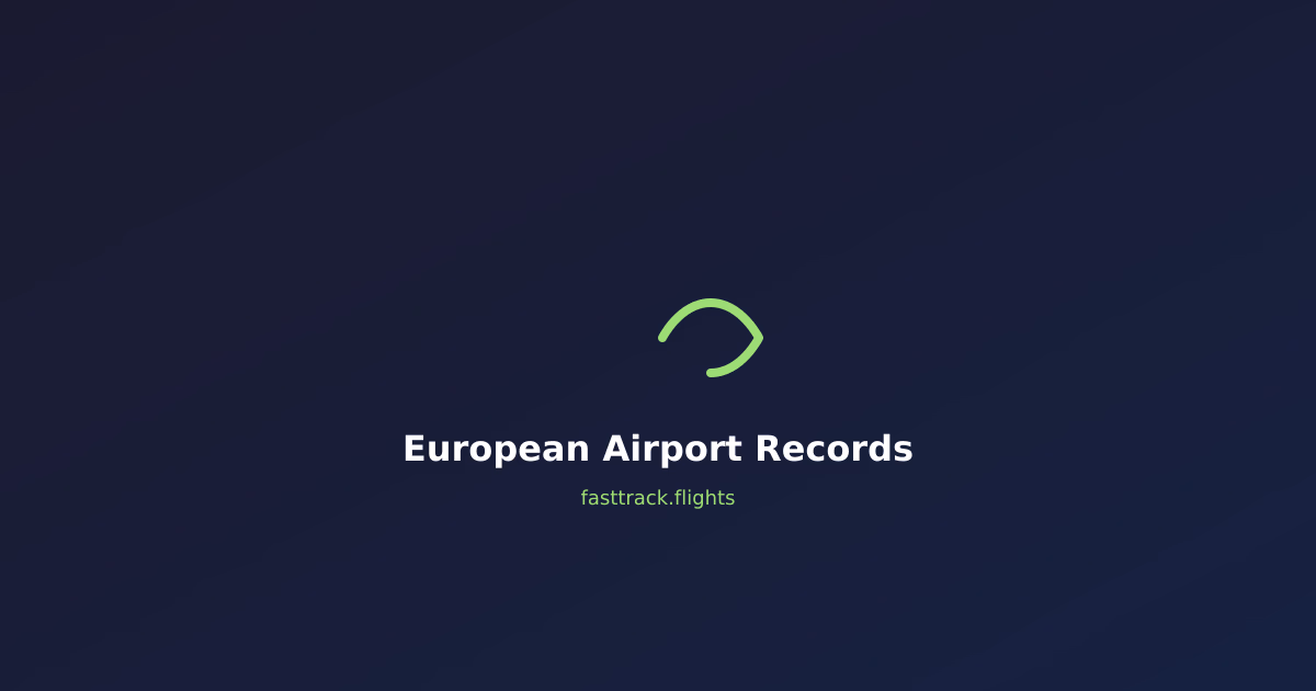 Record passenger numbers at European airports in 2026