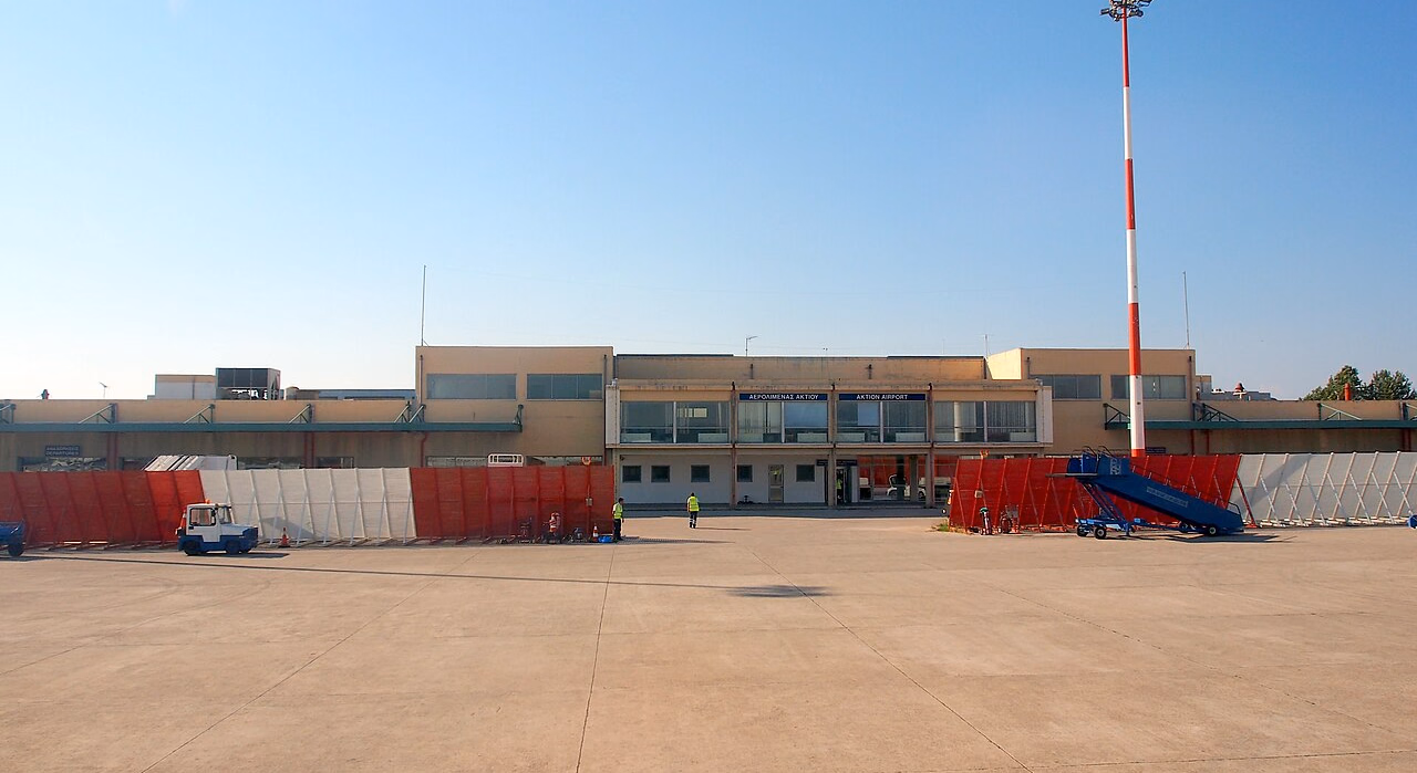 Photographed in Lefkada, Greece — Aktion National Airport