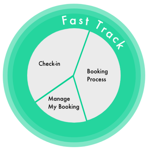 FastTrack revenue distribution pie chart