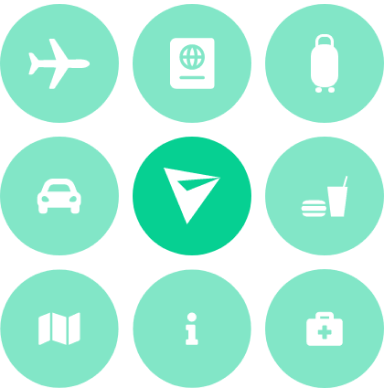 Travel illustration showing FastTrack distribution