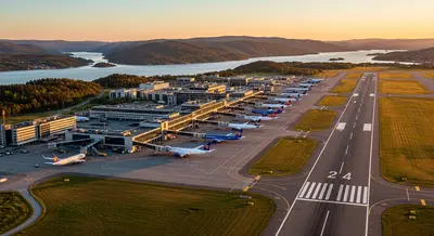 Trondheim Airport, Værnes